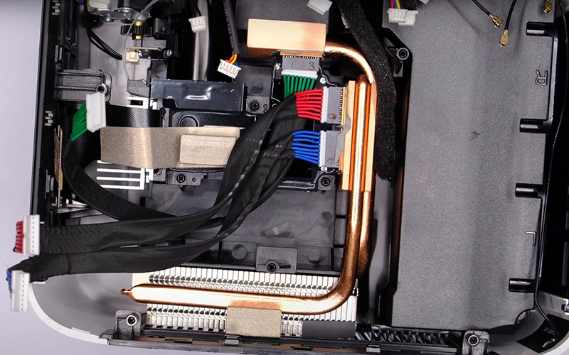 铜传热底座和散热鳍片结构 铜传热底座和散热鳍片结构