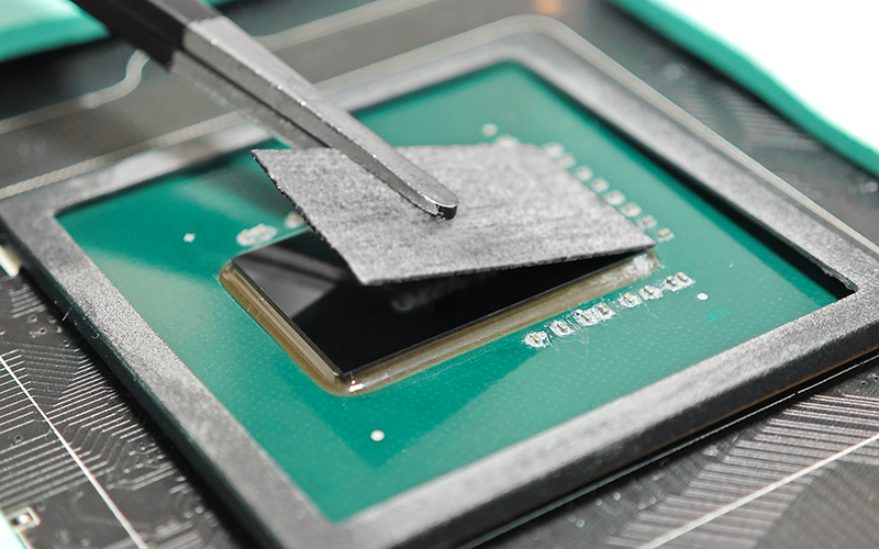 HGP系列石墨烯导热垫片应用于GPU HGP系列石墨烯导热垫片应用于GPU